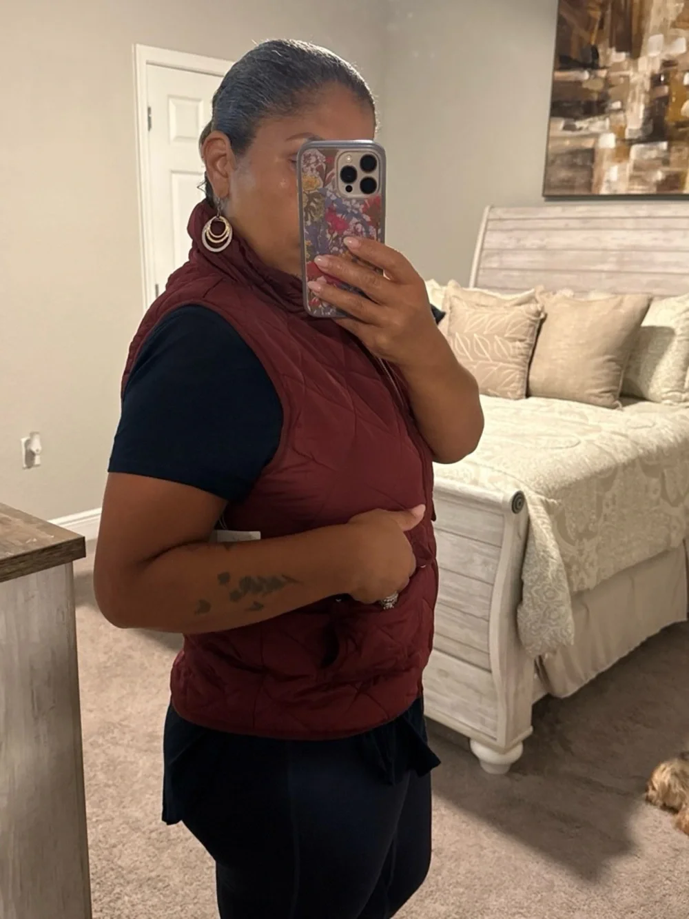 NWT Thread & Supply Burgundy Quilted Vest – Women’s